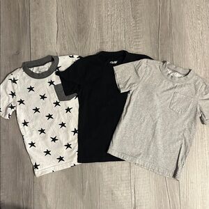 Set of 3 Little Star Organic Cotton Pocket Tees Sz 4T